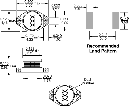 DO1608C Series Surface Mount Power Inductors | Ferrite Drum